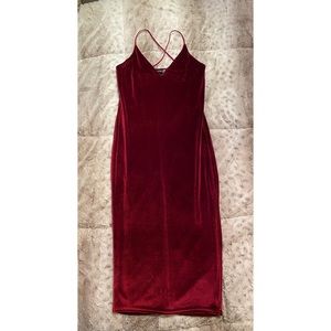 Velvet Strappy Slip Dress - Perfect Holiday Dress!